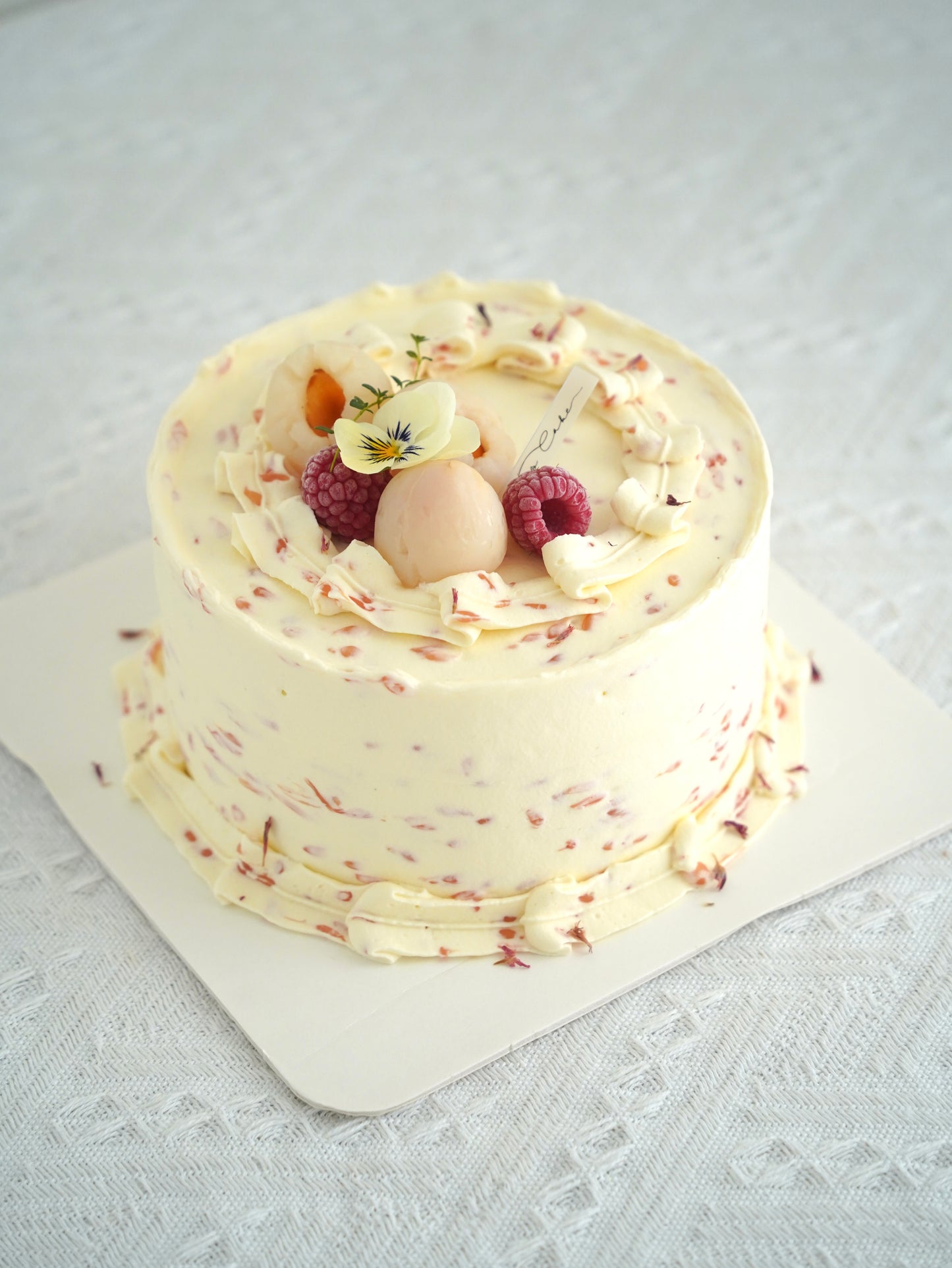 Lychee Grapefruit Cake