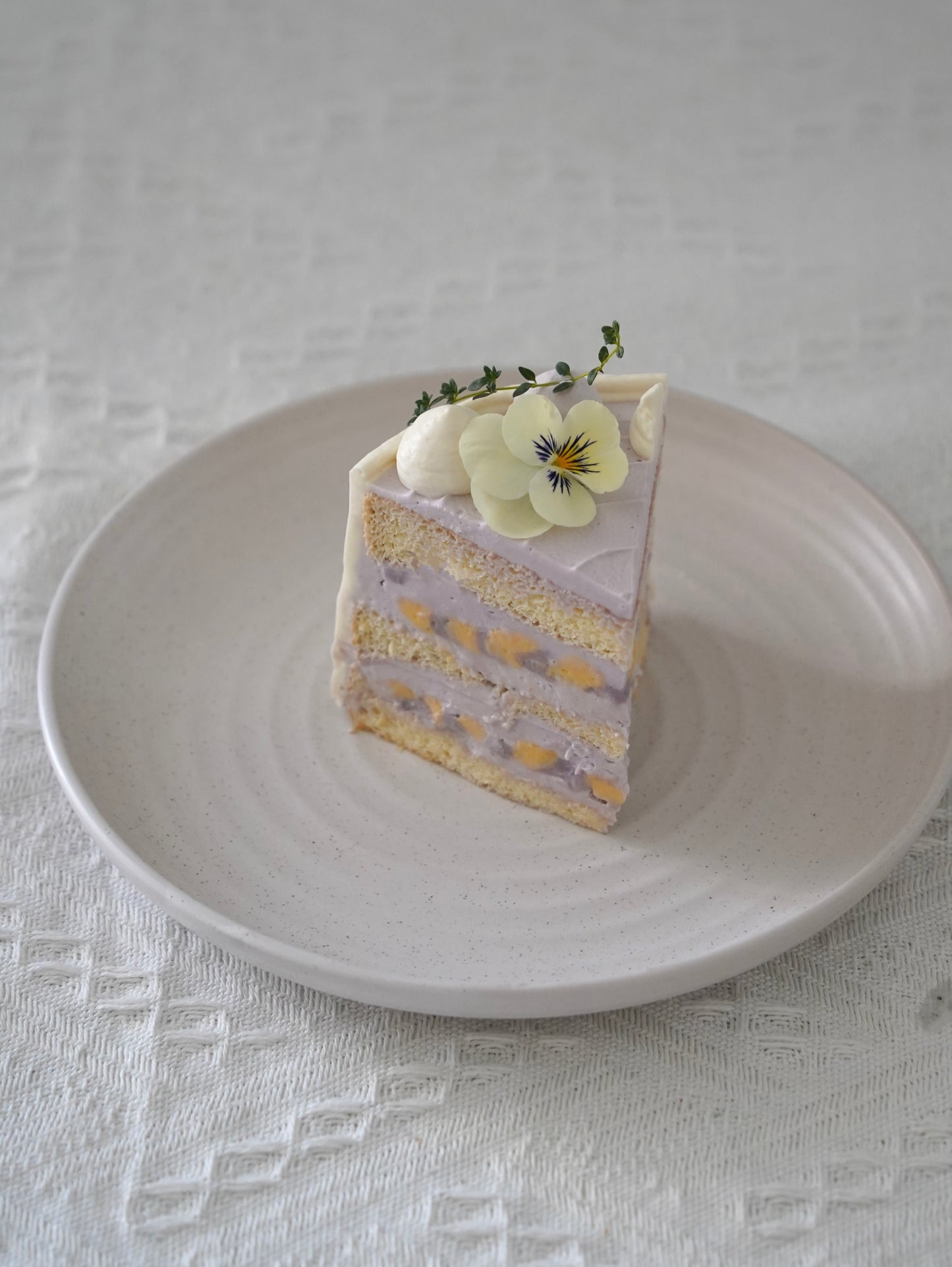 Taro Salted Egg Yolk Cake